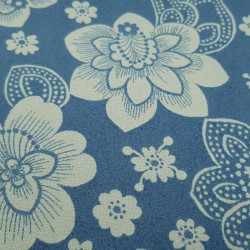 OUTLET Crespón Flores Blancas Vintage