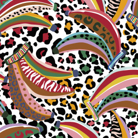 Cotton Tropical Animal Print Etnia