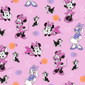 Cotton Disney Minnie Daisy Bows Polka Dots