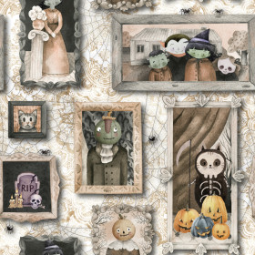 Cotton Halloween Boo Squares Cotton Halloween Boo Squares