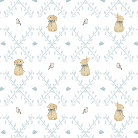 Piqué Nube Conejos Piqué Nube Conejos