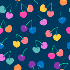 Cotton Jersey Cherries Nina Cotton Jersey Cherries Nina