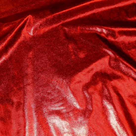 Lycra Lamé fabric - Stretch fabric in both directions with metallic shine typical of lamé / foil. Widely used in dance, parties and costumes.