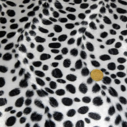 Velboa Dalmatian Print