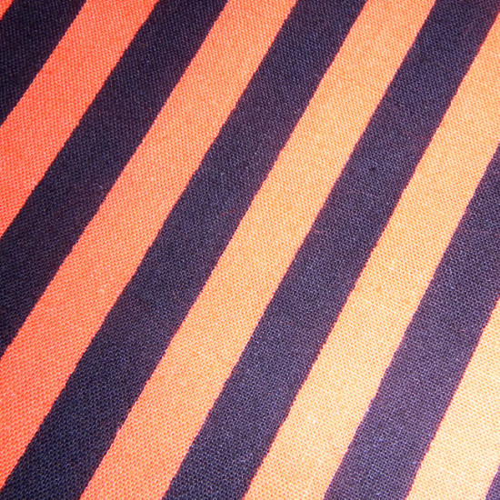 OUTLET Cotton Stripes Orange Black fabric - Strong cotton fabric printed with black and orange stripes. Used a lot in the making of aprons, costumes for halloween, patchwork ... Fabric Outlet Cheap Sale