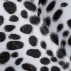 Velboa Dalmatian Print