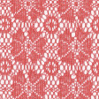 Stretch Lace Salmon fabric - Stretch lace fabric with flower drawings in salmon pink / coral The fabric measures 140cm wide and its composition is 100% polyester.