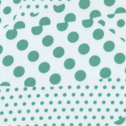 OUTLET Chiffon Printed Green Polka Dots OUTLET Chiffon Printed Green Polka Dots