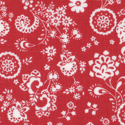 Viella Flores Rojo Blanco Viella Flores Rojo Blanco