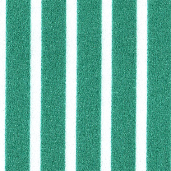 Tela Crespón Rayas Medianas - Tejido de crespón con rayas blancas medianas sobre fondo verde