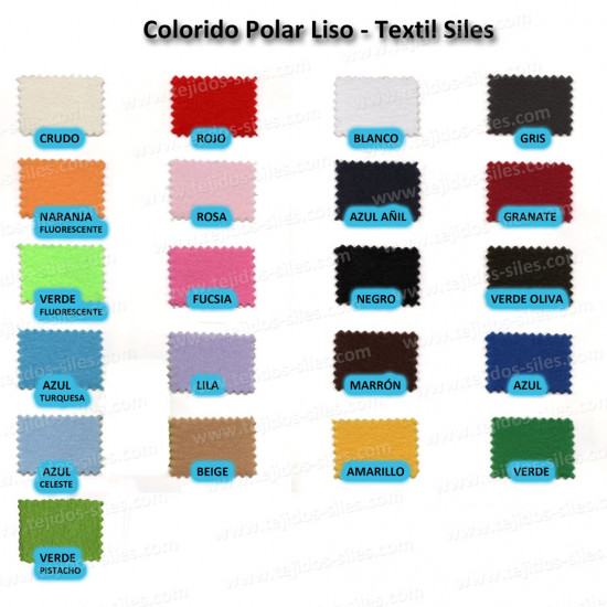 Polar Liso - El tejido Polar es el ideal para confeccionar mantas, batas para el hogar y disfraces para no pasar frío. Tiene el 'pelito' por ambas caras.