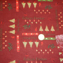 Algodón Navidad Letras Felices Fiestas Algodón Navidad Letras Felices Fiestas