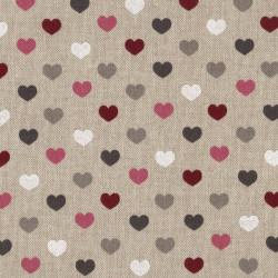 Lino Corazones Colores Lino Corazones Colores