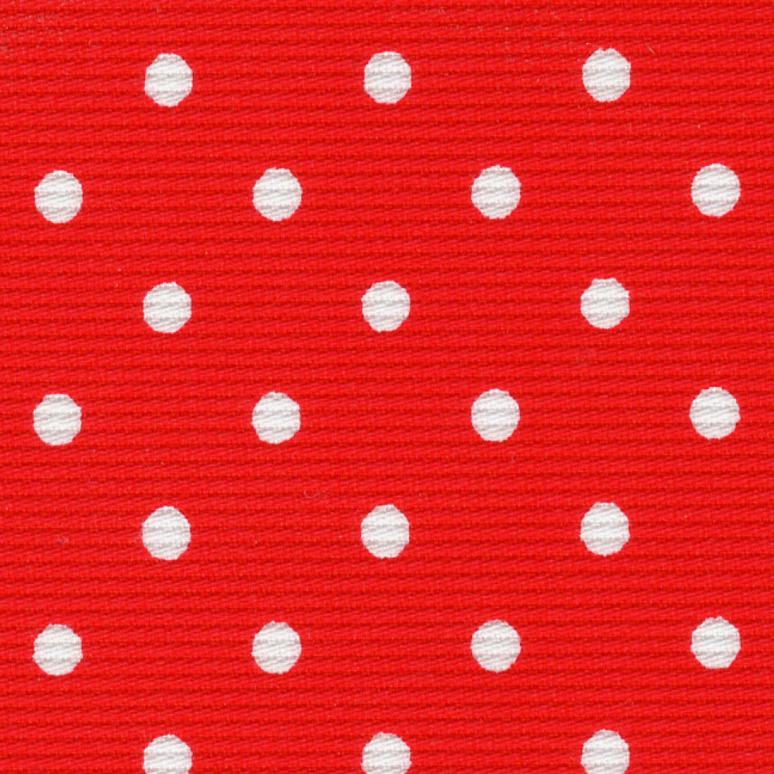 Tela Piqué Topos Blancos Fondo Rojo | Tienda de telas Textil Siles