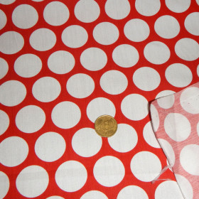 Popelín Percal Topos